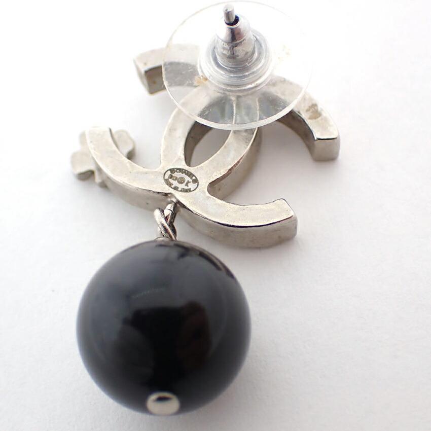 [Pre-owned] CHANEL Coco Mark Earrings (single) / J36-6