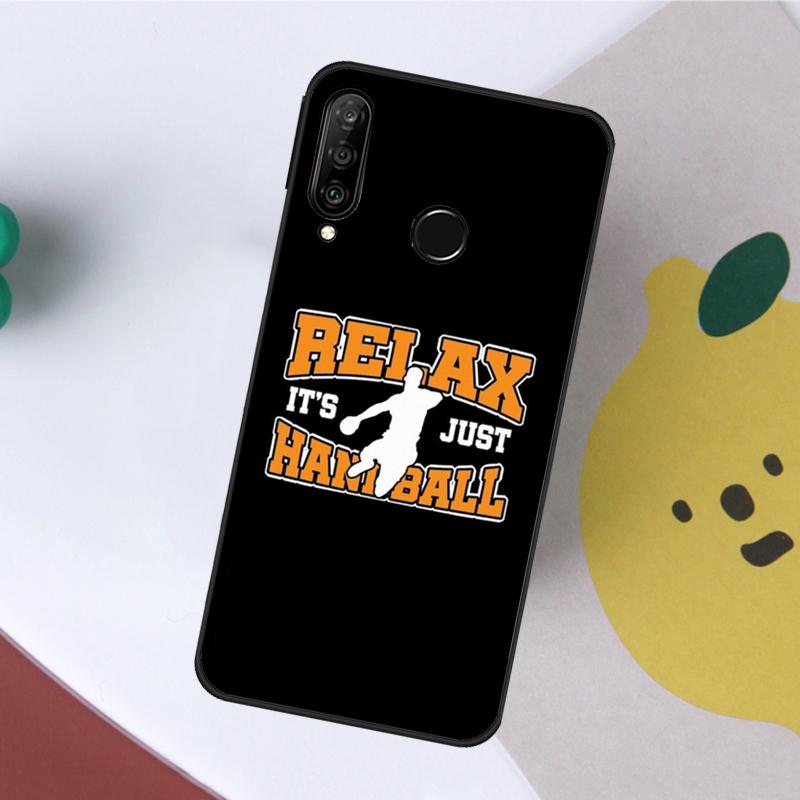 Play Handball Quotes For Huawei Nova 7i 8i 11i 12i 12s Y73 Y70 Y90 Y60 Y72 Y61 Y91 9 10 SE P40 Lite P30 Pro Case