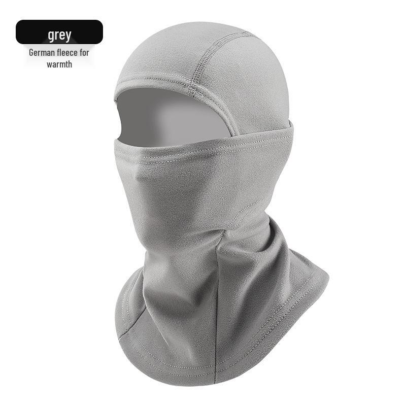 Autumn & Winter Windproof Motorcycle Balaclava: Plus Velvet Warm Ski Mask for Cycling