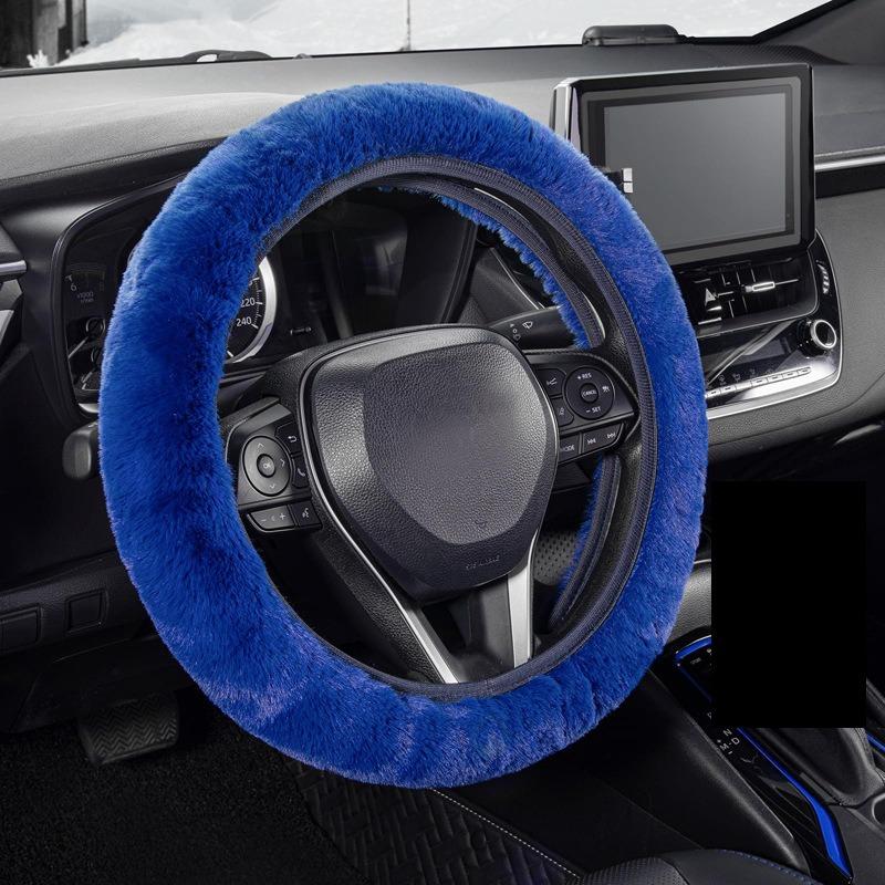 Husă Volan Pluș Blană Iepure Imitație Elastică Iarnă Caldă Anti-alunecare Husă Mâner Unisex