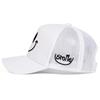 Cotton Blend Baseball Cap With Smiling Embroidery For Summer Casual Wear