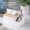 Tissue Box, Tissue Box, Modern Living Room and Dining Room, Simple and Creative Remote Control Storage Box, Separated Household Storage Box