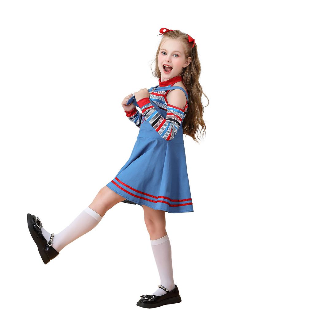 Halloween Children's Costumes Horror Ghost Baby Dress Epiphany Circus Clown Costume Girls European and American Movies