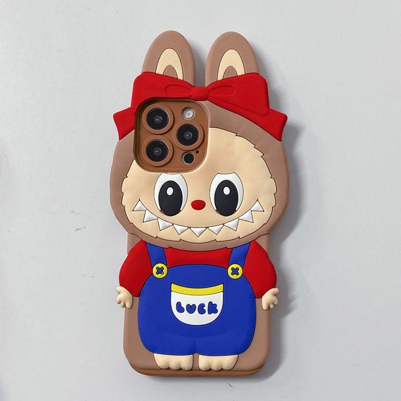 Blue strap Labu cloth is suitable for Huawei mobile phone case cute butter bear glory X6B three-dimensional creative cartoon