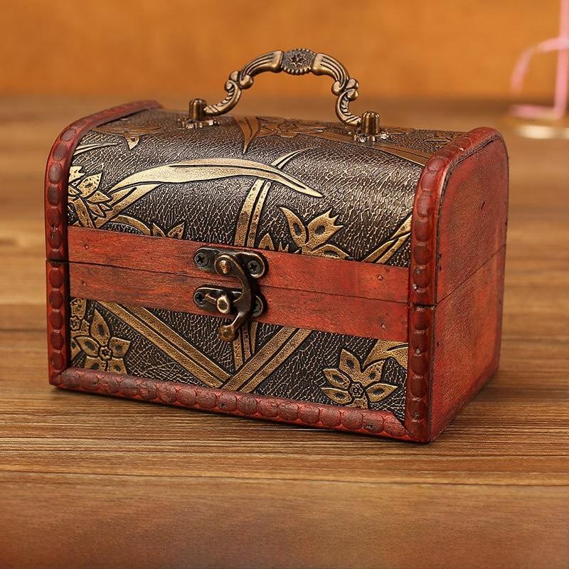 Wooden Chinese Style Storage Box For Accessories And Home Decorations Gifts