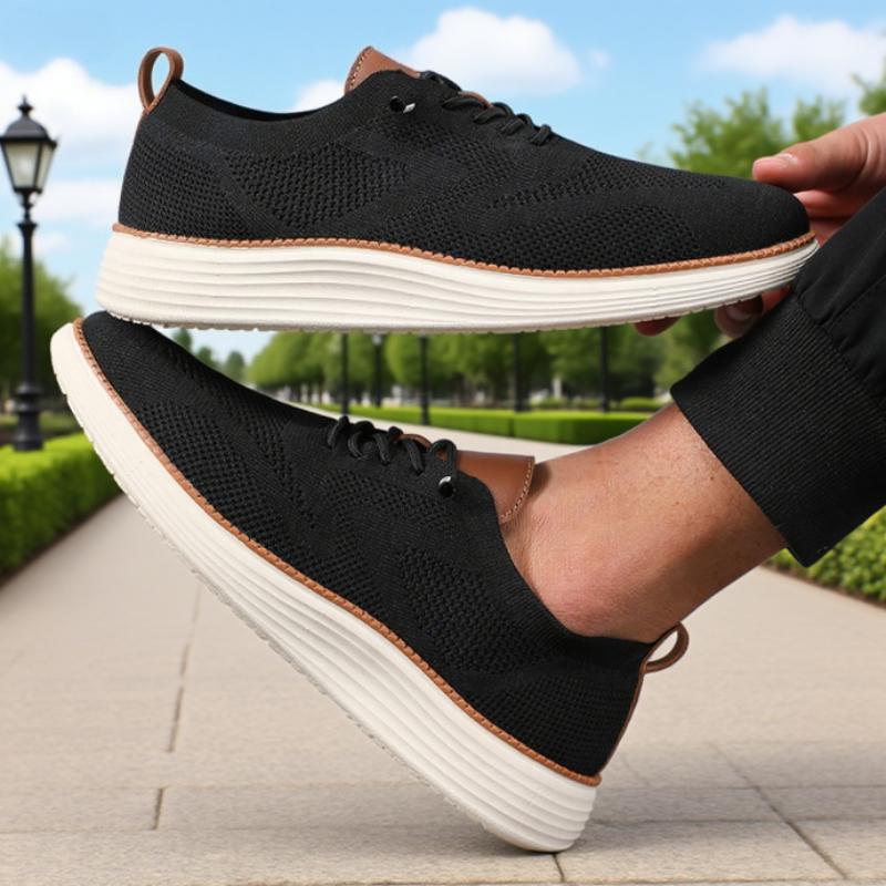Fashionable Avant Men'S Sneakers Comfortable All Day Long Have Excellent Fit Walking Shoes Knitted Mesh Breathable Flat Shoes