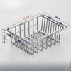 Sink Drain Basket Stainless Steel Dish Sink Vegetable Basin Telescopic Kitchen Storage Rack Dish Storage Rack Kitchen Supplies