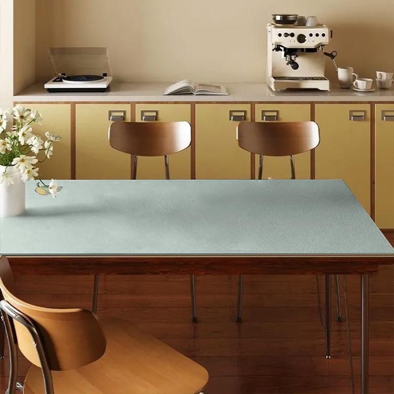 Nordic Leather Table Mat F Dining Table Cover Kitchen Waterproof Oil Proof Table Protector Desk Rectangle Dustproof Table Cloth
