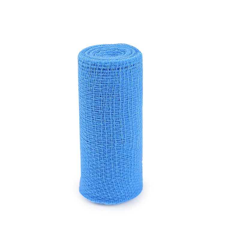 Blue Cotton Mesh Elastic Bandage for Knee and Arm Support