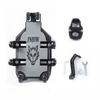 Shock-absorbing mobile phone holder for motorcycle, cell phone holder, bicycle holder, handlebar, rearview mirror