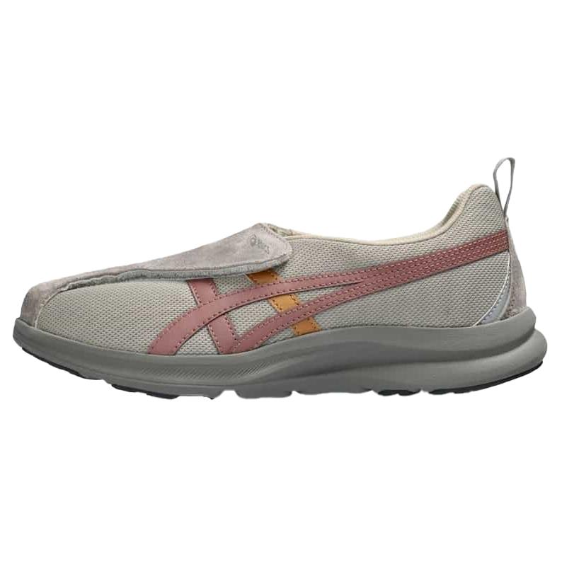 Asics Life Walker Comfortable Lightweight Low-Top Casual Running Shoes Women Sneaker Off-White Pink 1242A018-250