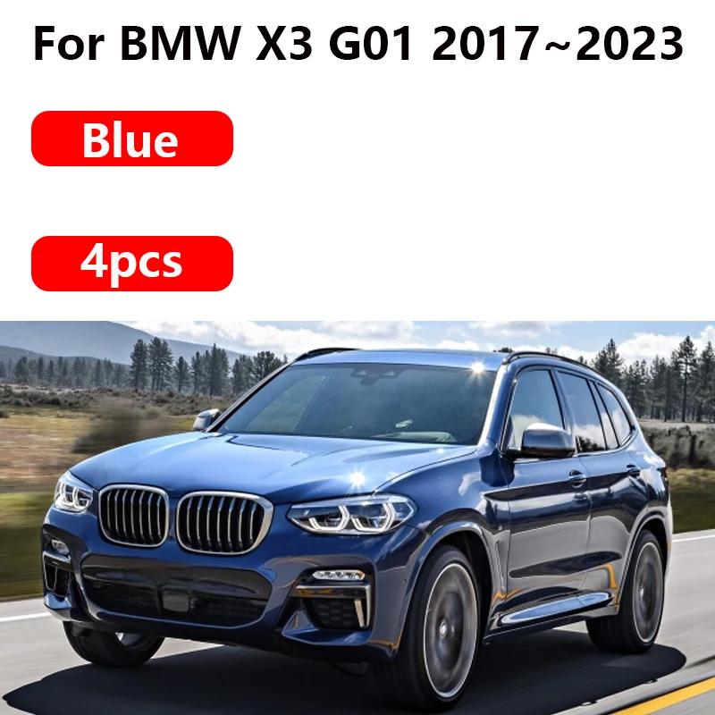 Painted For BMW X3 2017 G01 Accessories 2018-2024 4PCS Front Muds Splash Guards Rear Muds MudFlaps Fender Flares Car Accessories