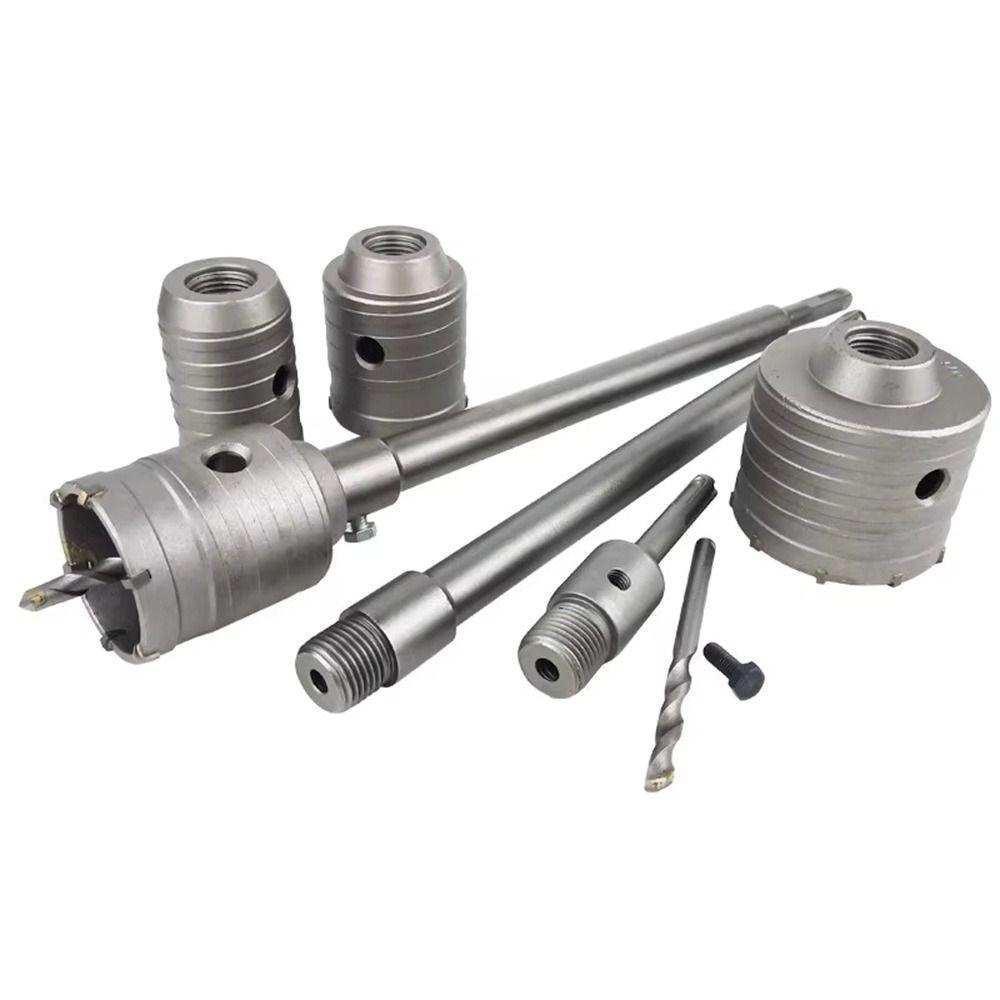 30-68mm Wall Hole Saw with Round Shaft Fast Drilling Concrete Hole Saw Hammer Drill Bit Set