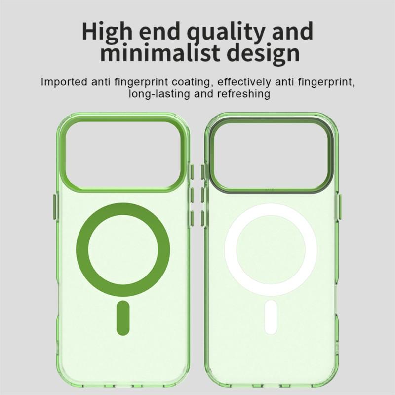 Luxury Magsafe Frosted Phone Case For IPhone 17 Air 16 15 14 13 12Pro Cover Anti-Fingerprint IPhone17 Pro Max Cover