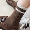 Female Spring and Autumn Fashion New All Purpose Two Bar Movement In The Tube Pile Socks