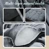 With Back Pad Winter Car Seat Cover Cotton Warm Velvet Car Seat Cushion   Auto Interio