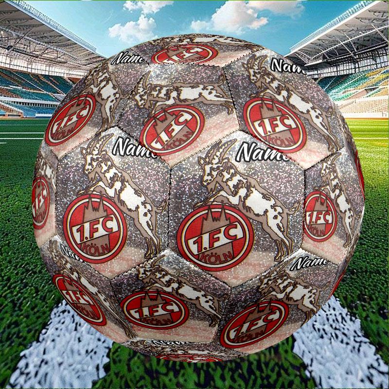 Custom Name Personalized FC Koln Print Size 5 Soccer Ball Training & Match Football, for Team, Kicking, Gift for Football Enthusiasts