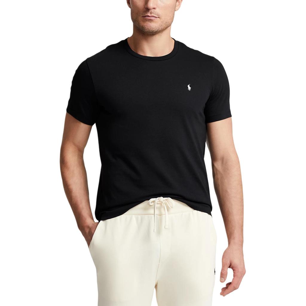 Polo Ralph Lauren Animal Logo Pattern Solid Color Cotton Crew Neck Short Sleeve T-Shirt Men T-Shirts 714844756-006