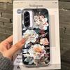 Luxury Flower Aesthetic Women Case For Samsung Galaxy A56 A16 A17 A26 A36 A06 A07 A55 A35 A25 A54 S24 S25 Ultra S22 S23 FE Cover