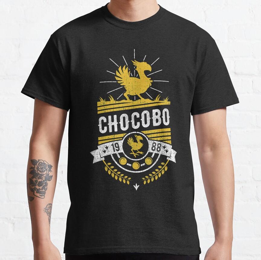 Team Final Fantasy Mogry Chocobo Tonberry Kaktus RPG Spiel Square Enix Geek Nerd T-Shirts Unisex 100% Baumwollkleidung Geschenkidee Unisex