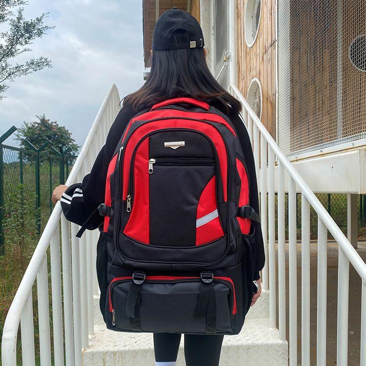 

Дорожная сумка большой вместимости, багаж для деловой поездки, водонепроницаемый походный рюкзак, прочный рюкзак для активного отдыха