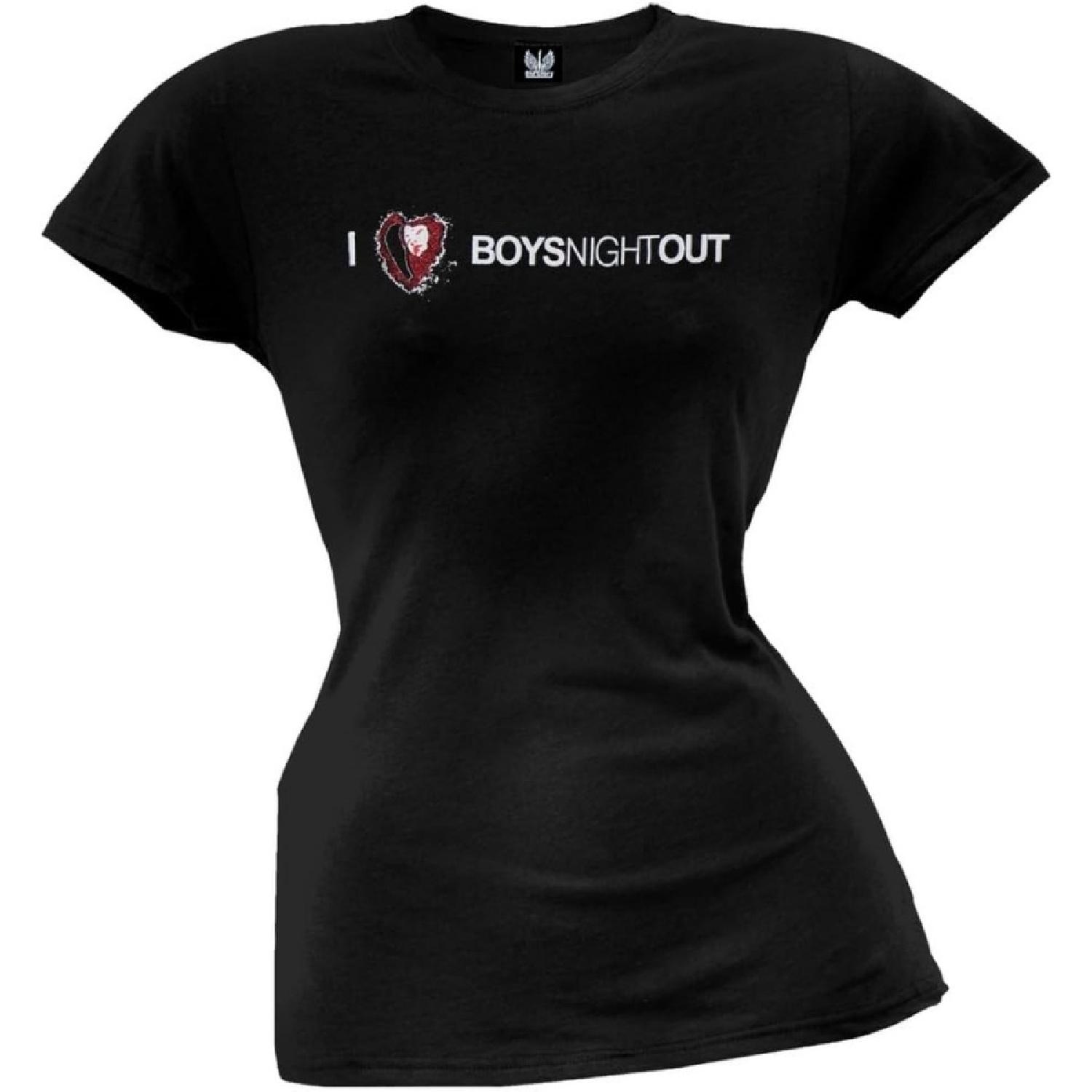 Boys Night Out - I Heart BNO Juniors T-Shirt XXXXXL разноцветный