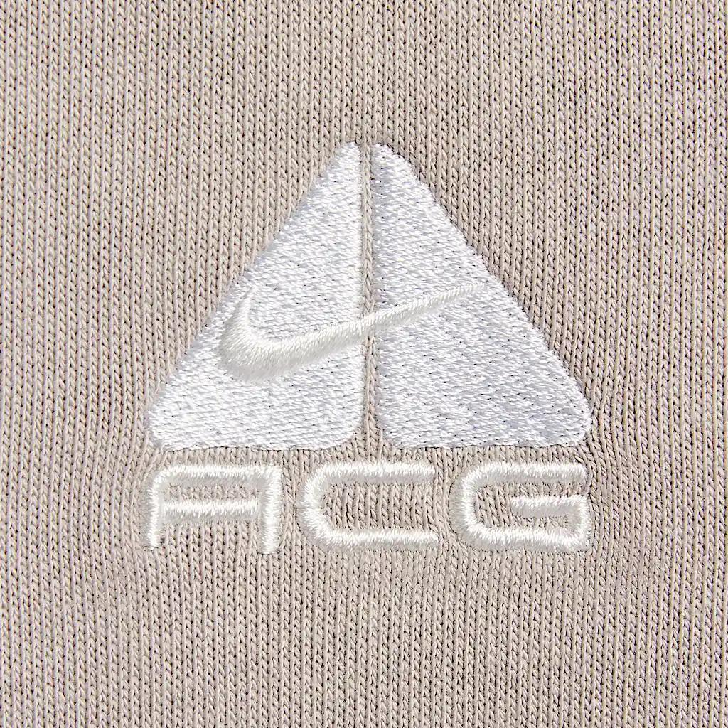 Nike ACG Therma-Fit Fleece Loose Pullover Hoodie Unisex Hoodies University-Gray Football-Gray Lightning-Blue DH3088009