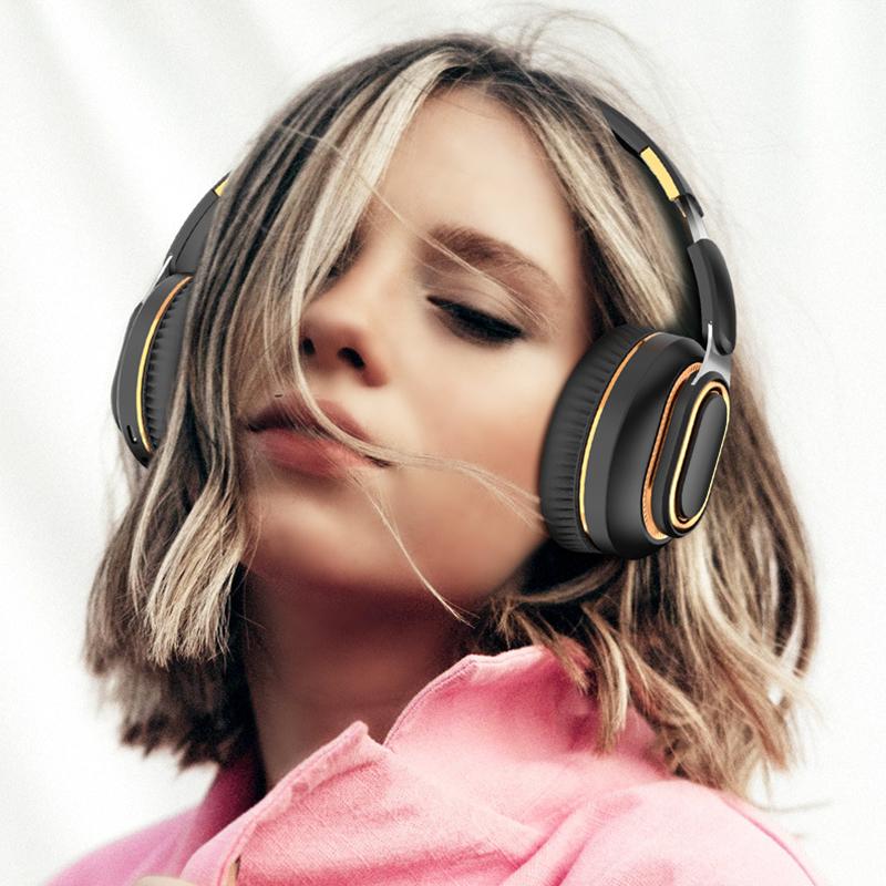 Wireless Headphone 16 Hours Calling Time Headset Large Capacity HiFi Subwoofer Bass With HD Mic CVC Noise Cancel Earphones
