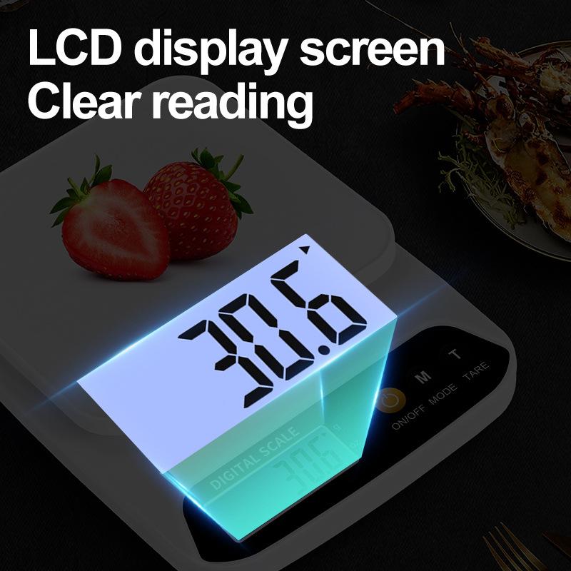 Kitchen scale electronic scale 3kg g scale 0.1g weight mini baking scale portable quasi seasoning English baking scale
