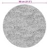 HUARTE Rug Short Pile Soft and Washable Cream Ø 80 cm