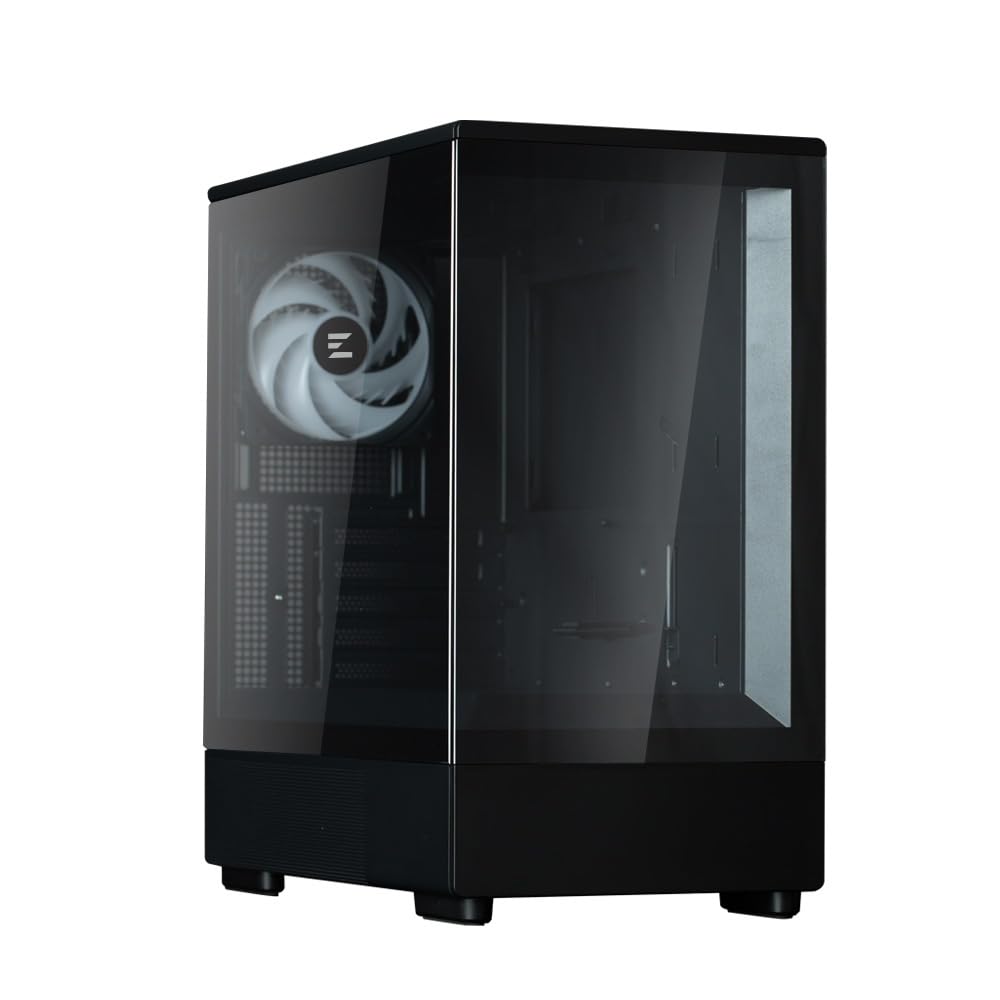 ZALMAN P10 Black Säulenlose Struktur Mini-Tower-PC-Gehäuse schwarz CS8958 Micro-ATX
