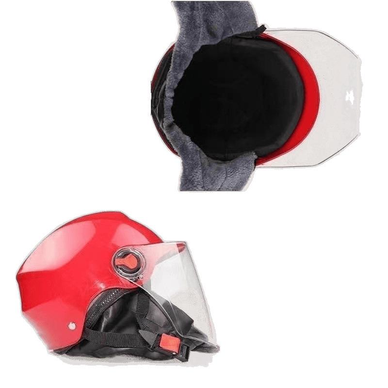 New Non-Electric Vehicle Helmet Men's and Women's Four Seasons Universal Battery Motorcycle Hard Hat Sunscreen Lightweight Half Helmet