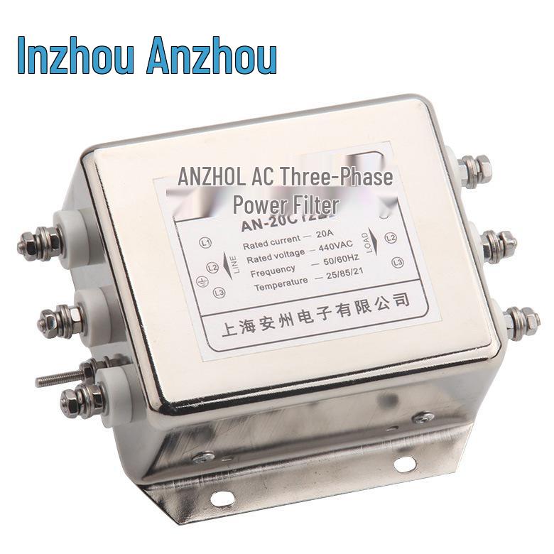 Three-Phase 20A 380V/440V Power Filter AN-20C12EB Bolt-on Inductor
