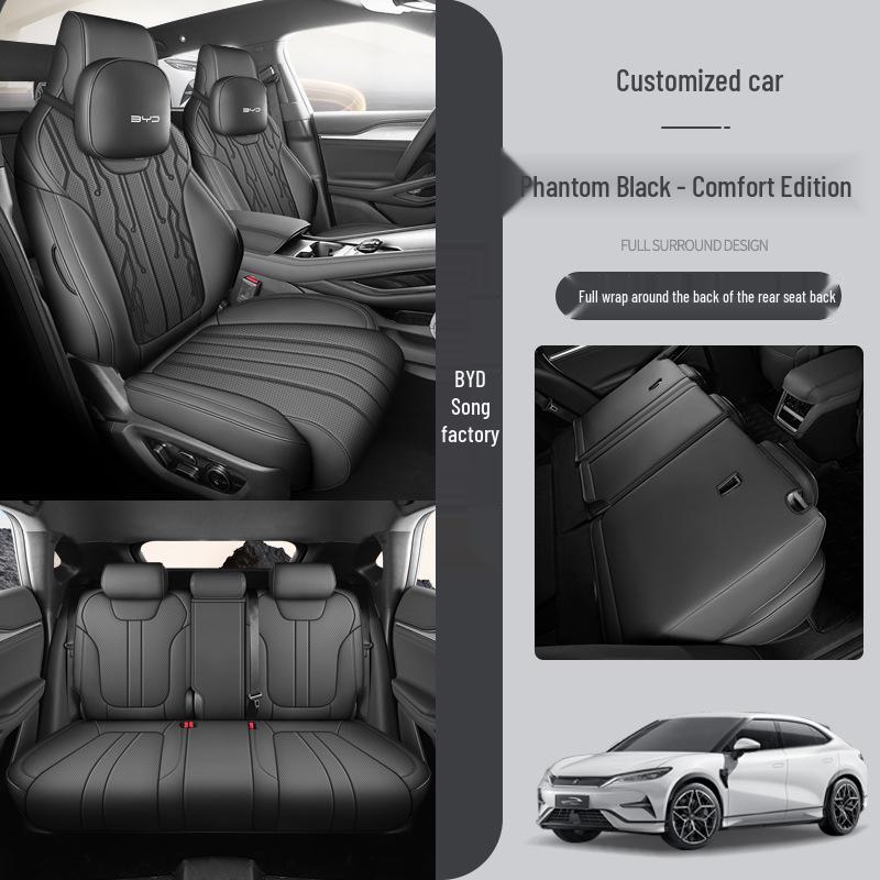 BYD Song L Five-Seat Leather Car Seat Cushion - Four Seasons