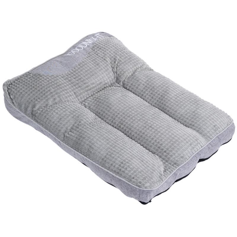 Large Winter Warmth Dog Bed with Removable Washable Cushion and Non-Slip Base
