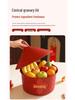 Granary Fruit & Nut Storage Bowl - Melon Seed, Candy, Snack Tray for Living Room