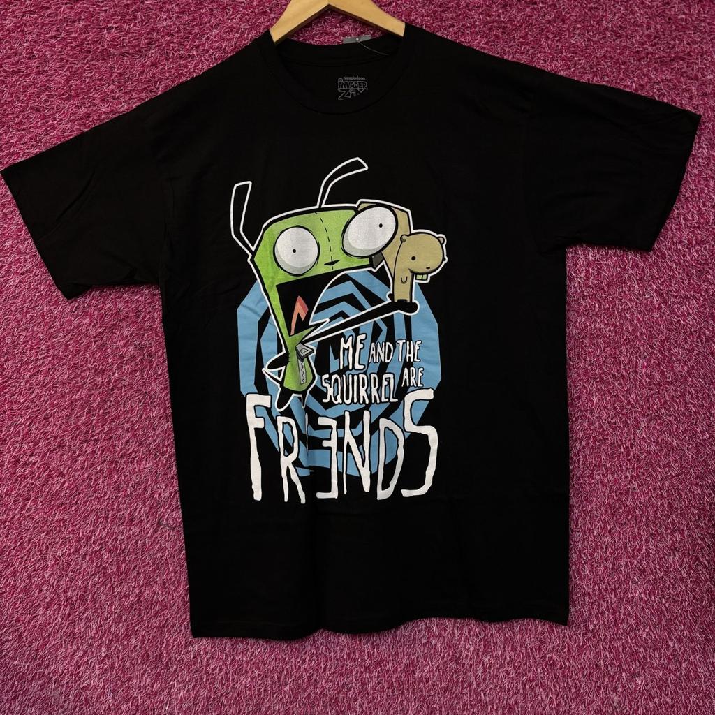 Invader Zim GIR "Ik en de Eekhoorn Zijn Vrienden" T-shirt XL