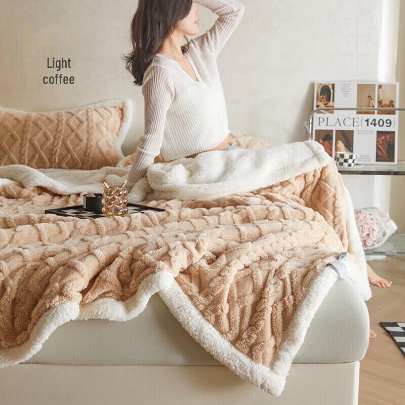 

OEING Coral Fleece Office Blanket 120x200cm (Single)