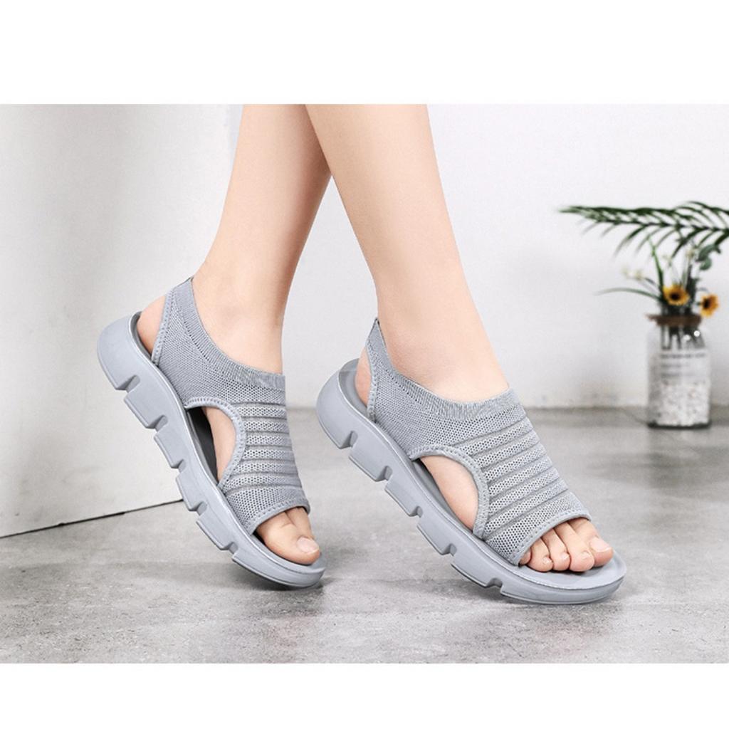 Damskie Letnie Nowe Puste Sandały z Otwartym Palcem i Miękką Podeszwą Komfort