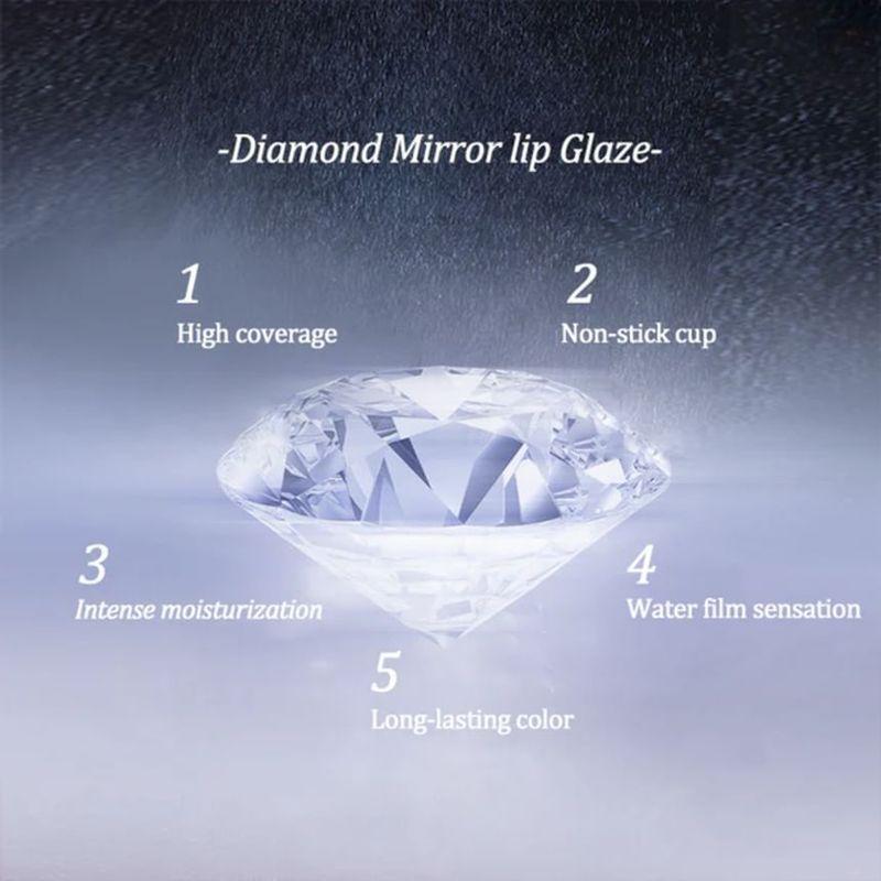 Uhue - On Stage Series 6D Diamond Mirror Lip Glaze - U07-U09
