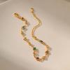 Stainless Steel Y2K Colorful Zircon Crystal Bracelet for Women Luxury Elegent 18K Gold Color Chain Dazzling Handmade Jewelry Acc