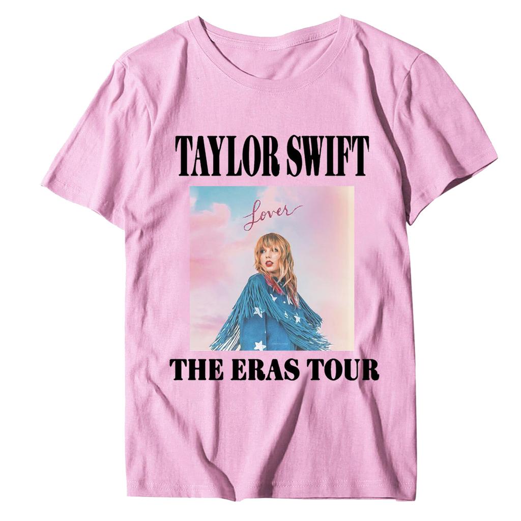 Women's Short Sleeve Pullover T Shirt Crew Neck Printed Graphic Tee Casual Top for Daily Wear