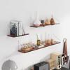 40 X 15cm Wall Mounted Floating Shelf Transparent Acrylic Bookshelf Display Rack for Living Room