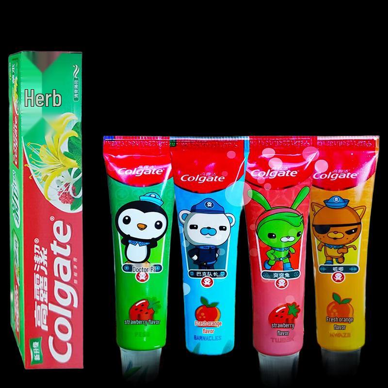 Colgate Herbal & Kids Toothpaste Family Bundle