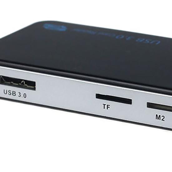 Memory Card Reader High-speed Transmission Multifunctional Hot Swap All In 1 Mini MS CF M2 External Card Reader for Computer