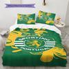 MHIH Pattern Bedding Quilt Set Quilt Cover Pillowcase Home Decoration Birthday Gift (1 * Duvet Cover + 2 * Pillowcase, Without Core)