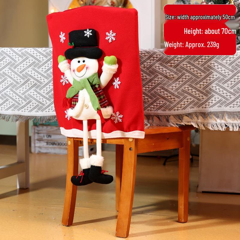 

Рождественские украшения на спинку стула: Чехол Санта, Снеговик и Олень See Image for Size