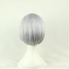 32cm Silky Smooth Full Short Lolita Everyday Natural High Temperature One Size Fits Gray Women's Wig, Wig, Bob, Side-Cut Bangs, Style, Wear, Texture,