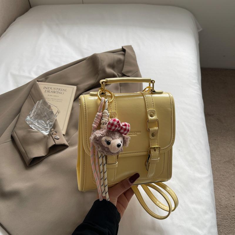 College Style Hand Carry Small Schoolbag 2025 New Trend Foreign Style Shoulder Bag Going Out Light Travel Backpack Women