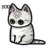 Cat Shape Brooch Cartoon Pin for Clothing, Enamel Kitten Alloy Badge Clothing Accessories Pin, Backpacks Hats Scarves Decorative Accessory,
